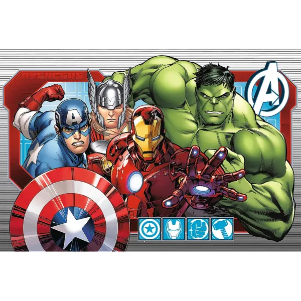 Marvel Avengers maxi puzzle 24 pezzi - Trefl immagine 2