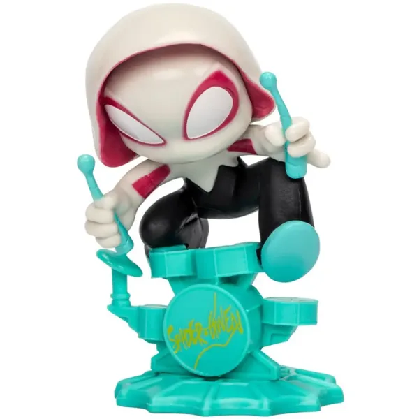 Marvel: Collezione Mighty-Verse di Spider-Man - Mini figura di Spider Gwen - Hasbro immagine 2