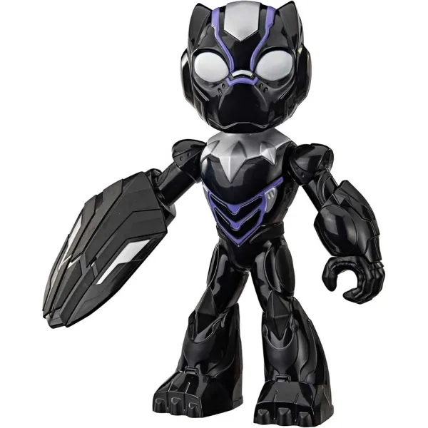 Marvel Iron Man e i suoi meravigliosi amici - Pantera Nera, figura da 23 cm - Hasbro immagine 2