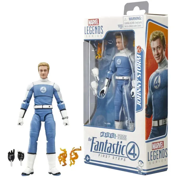 Marvel Legends: I Fantastici Quattro - Figura di Johnny Storm 15cm - Hasbro immagine 2