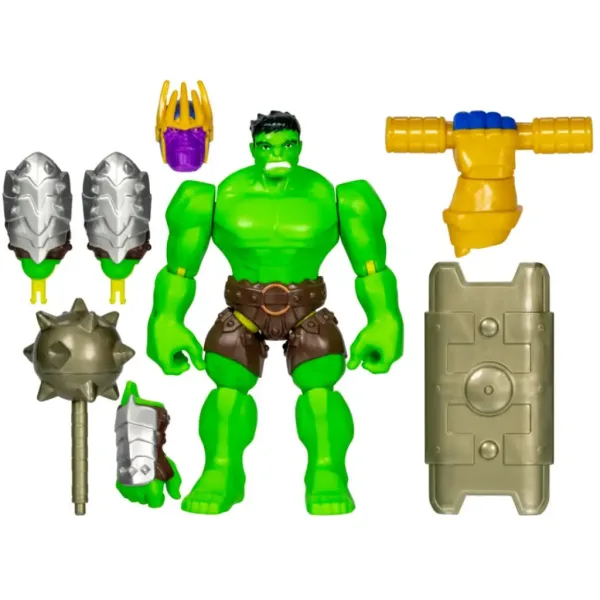 Marvel Mix Mashers: Avengers Hulk figura con accessori - Hasbro immagine 2