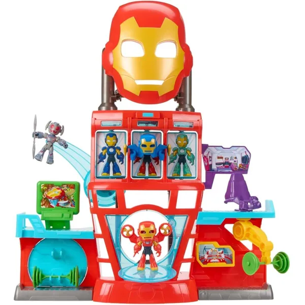 Marvel: quartier generale di Iron Man, set da gioco con personaggi - Hasbro immagine 2