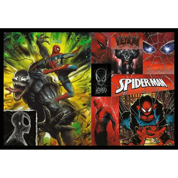 Marvel: Spider-Man vs Venom puzzle 2x200 pezzi - Trefl immagine 2