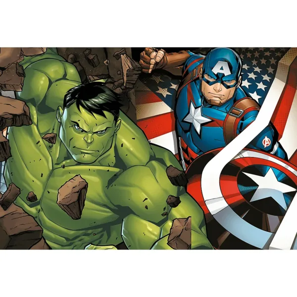 Marvel Vendicatori - La squadra, maxi puzzle da 24 pezzi - Trefl immagine 2