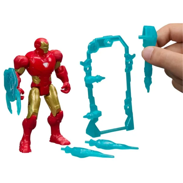 Marvel Vendicatori Action Verse Figura di Iron Man – Hasbro immagine 2