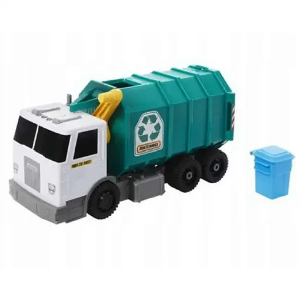 Matchbox: Camion per la raccolta differenziata dei rifiuti - Mattel immagine 2