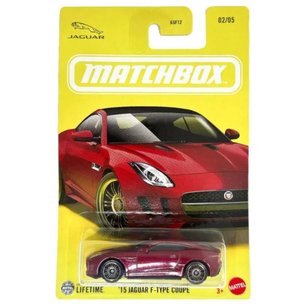 Matchbox: Iconica Jaguar F-Type Coupé 2015 in miniatura 1/64 - Mattel immagine 1