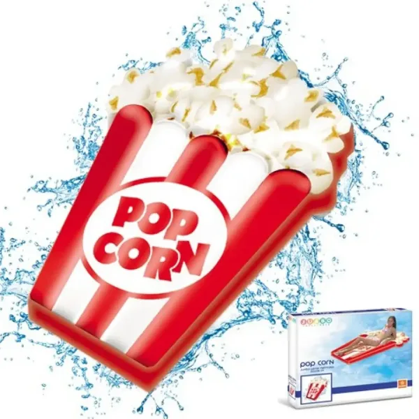 Materassino gonfiabile a forma di popcorn - Mondo Toys immagine 1