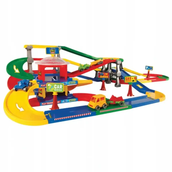Mega garage pista con macchinine 9,1m - Wader immagine 2