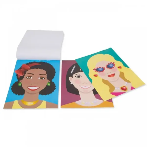 Melissa & Doug: Crea un volto set creativo con adesivi immagine 2