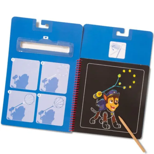 Melissa & Doug: Gioco creativo con graffi darte di Chase della Paw Patrol immagine 2