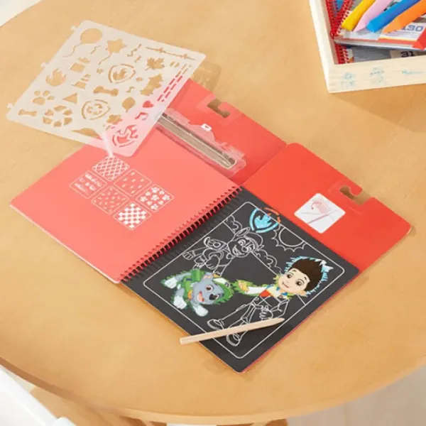Melissa & Doug: Gioco creativo con graffi darte di Marshall della Paw Patrol immagine 3