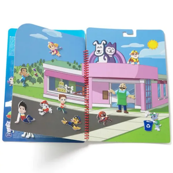 Melissa & Doug: Paw Patrol Baia dellAvventura libro di adesivi gonfiabili immagine 2