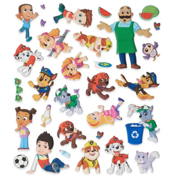 Melissa & Doug: Paw Patrol Baia dellAvventura libro di adesivi gonfiabili immagine 3