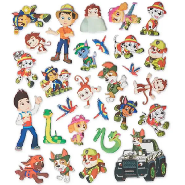 Melissa & Doug: Paw Patrol Giungla libro di adesivi gonfiabili immagine 3