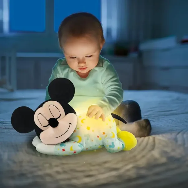 Mickey Mouse peluche interattivo dormiente - Clementoni immagine 3