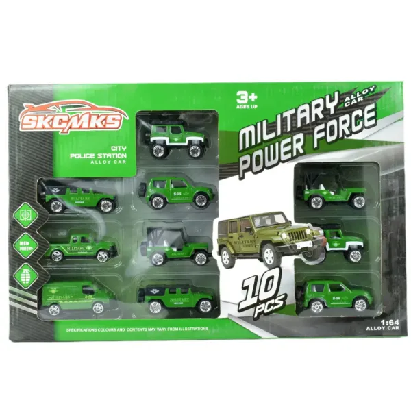 Militare: set di 10 veicoli militari immagine 2