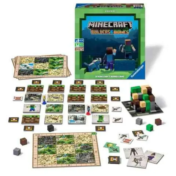 Minecraft: Builders & Biomes gioco da tavolo - Ravensburger immagine 2