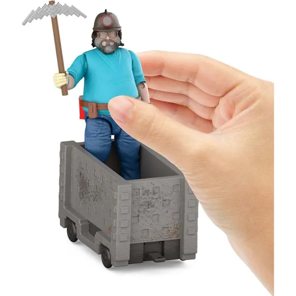 Minecraft Il Film - Set di gioco Steve e il carrello da miniera - Mattel immagine 5