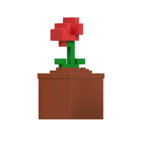 Minecraft Reveal mini figura nel contenitore - Papavero - Mattel immagine 2
