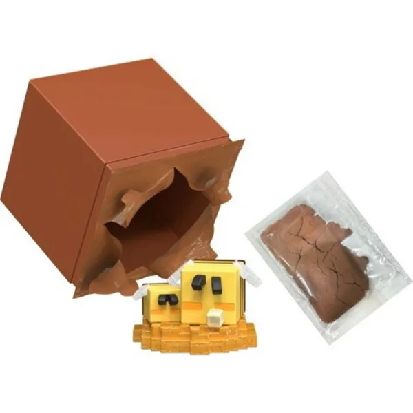 Minecraft Reveal mini figura nel contenitore - Papavero - Mattel immagine 4