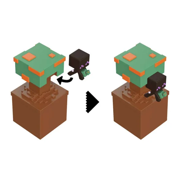 Minecraft Reveal minifigura in contenitore - Azalea - Mattel immagine 2