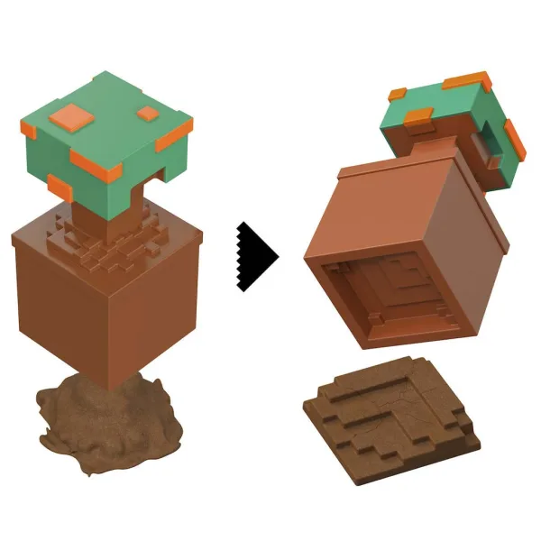 Minecraft Reveal minifigura in contenitore - Azalea - Mattel immagine 3
