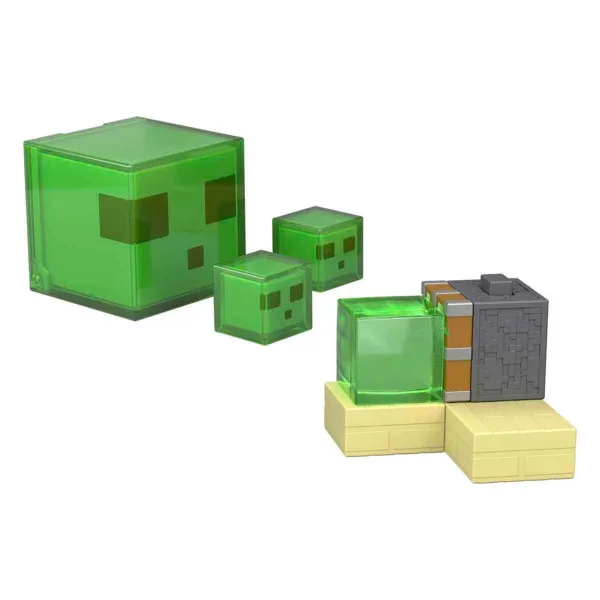 Minecraft: Set di action figure Trappola con Pistone appiccicoso - Mattel immagine 2