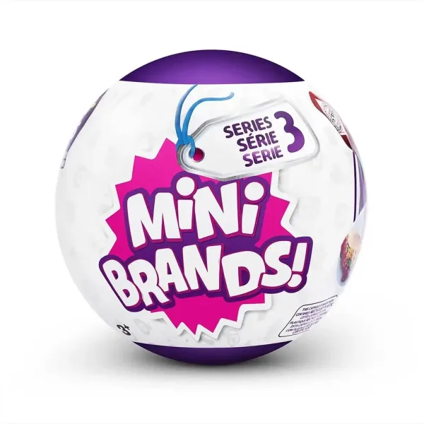 Mini Brands: Confezione sorpresa da 5 pezzi di mini marche mondiali, serie 3 immagine 1