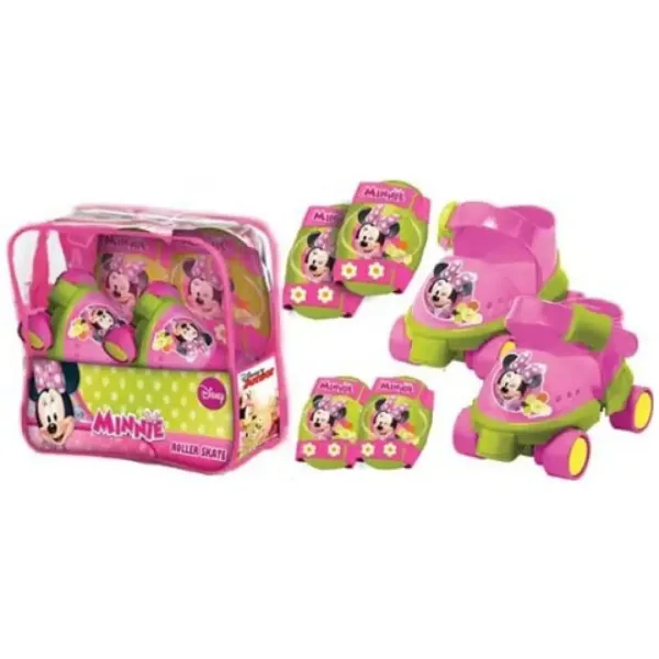 Minnie Mouse pattini a rotelle con protezioni taglia 22-29 - Mondo Toys immagine 1
