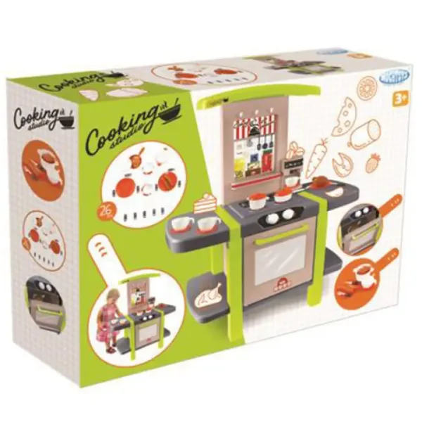 Mochtoys: Studio di cucina giocattolo set da 26 pezzi 80x42x101cm immagine 2