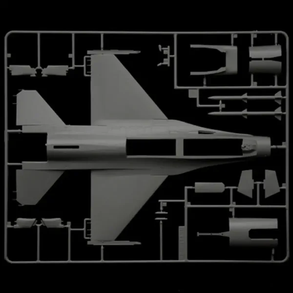 Modellino di aereo da caccia Italeri 1/48 F-16C Fighting Falcon immagine 7