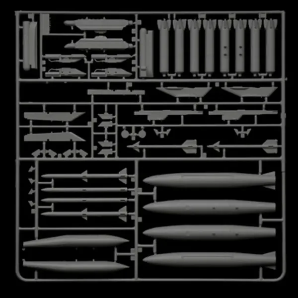 Modellino di aereo da caccia Italeri 1/48 F-16C Fighting Falcon immagine 9
