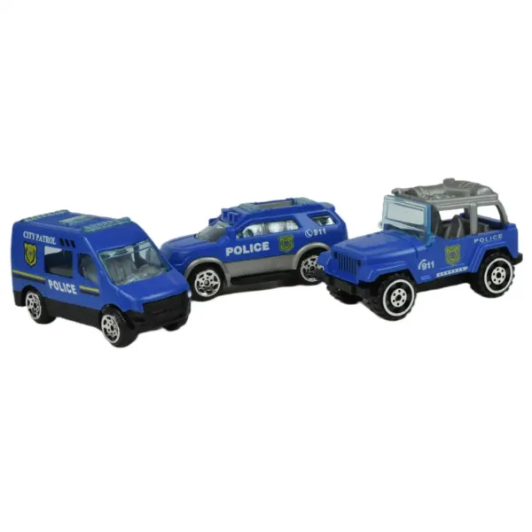 Modello di Auto: Set di veicoli di servizio pubblico da 16 pezzi, inclusi ambulanza, vigili del fuoco, militari e macchine da lavoro immagine 5
