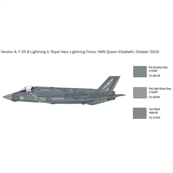 Modello di aereo da caccia Italeri 1/72 F-35B Lightning II immagine 3