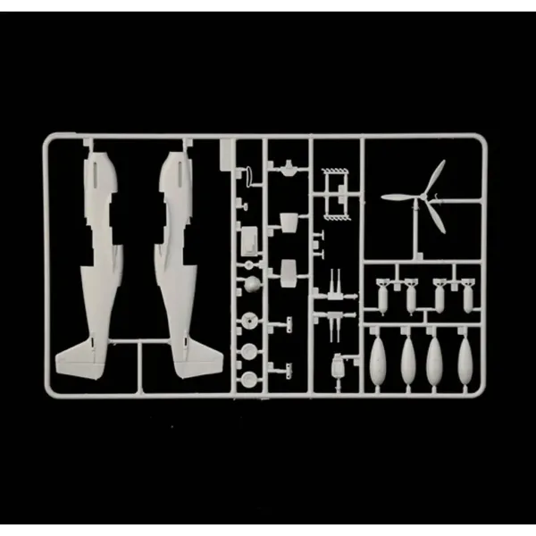 Modello di aereo da caccia Italeri 1/72 P-51A Mustang immagine 3