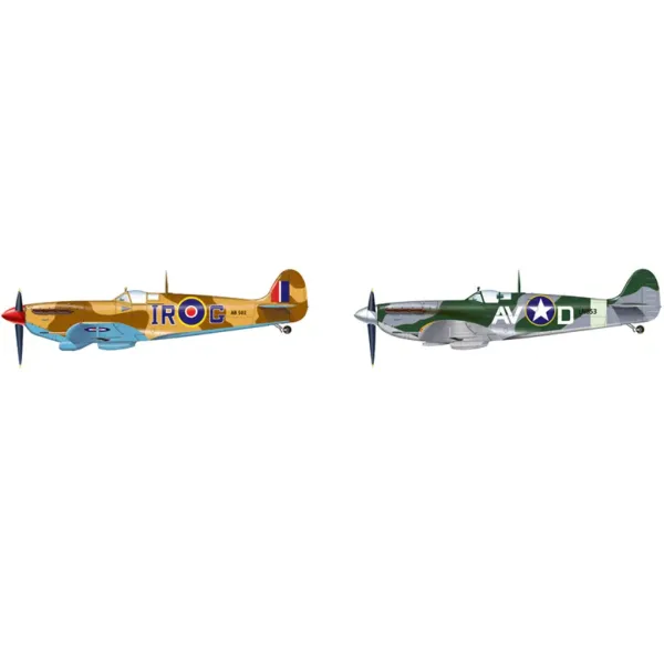 Modello di aereo da caccia Italeri 1/72 Spitfire Mk. Vb immagine 3