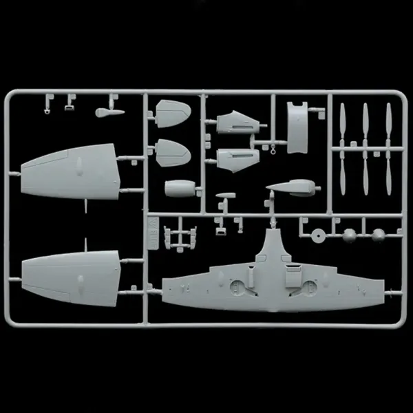 Modello di aereo da caccia Italeri 1/72 Spitfire Mk. Vb immagine 4