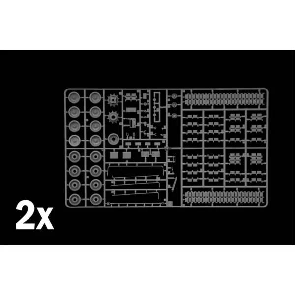 Modello di carro armato M1A1 Abrams Italeri 1/35 immagine 8