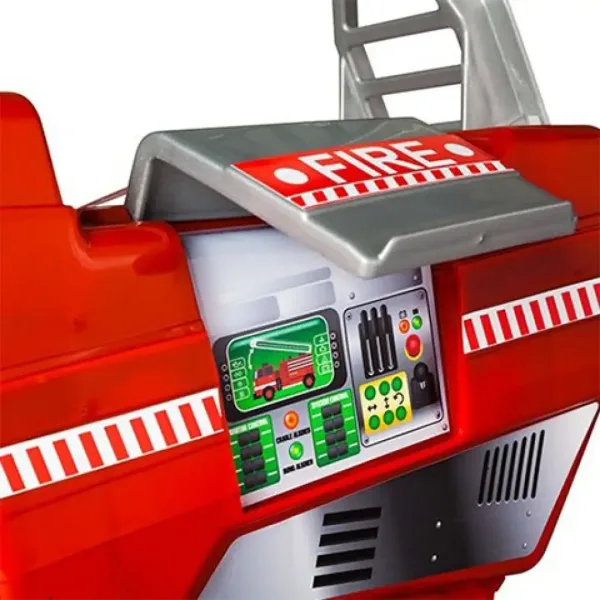 Molto: Autopompa dei pompieri con scala rossa 40cm immagine 4