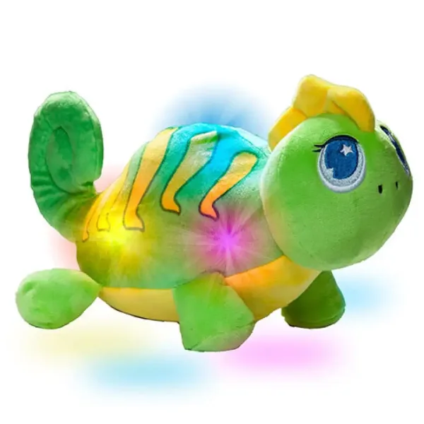 Molto: GusyLuz camaleonte di peluche compagno di sonno con luce immagine 2