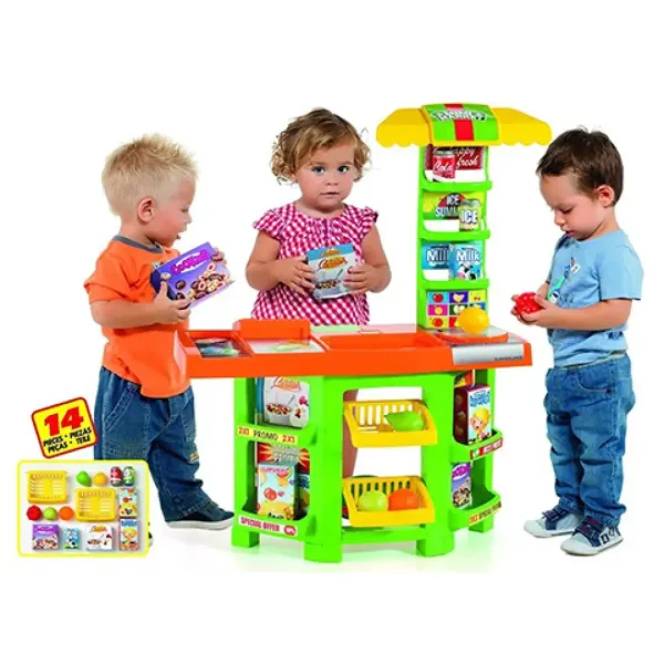 Molto: Mini Market set di gioco da 14 pezzi 58x28x77cm immagine 3
