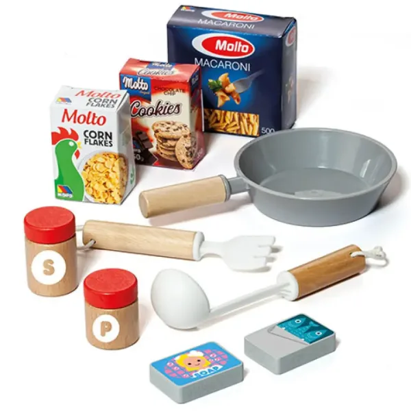 Molto: Nature My First cucina giocattolo in legno set da gioco con 10 accessori immagine 3