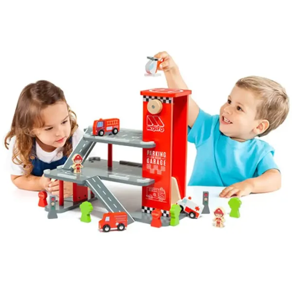 Molto: Set di gioco parcheggio multipiano Nature Grand Parking immagine 4