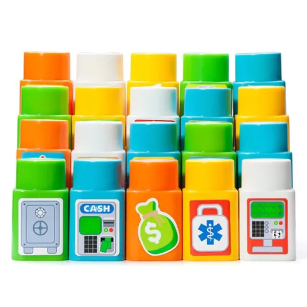 Molto: Set di tappetino da gioco Blocks da 25 pezzi immagine 3