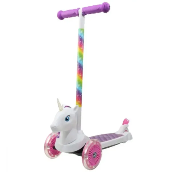Monopattino a tre ruote a forma di unicorno immagine 1