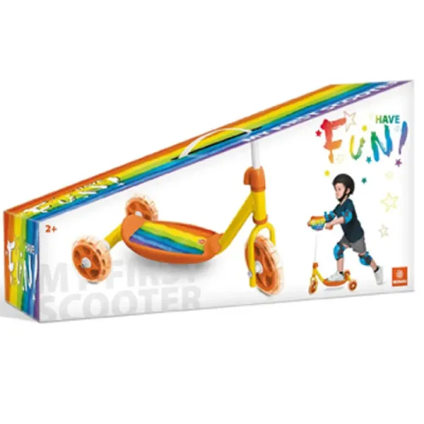 Monopattino a tre ruote con motivo arcobaleno - Mondo Toys immagine 3