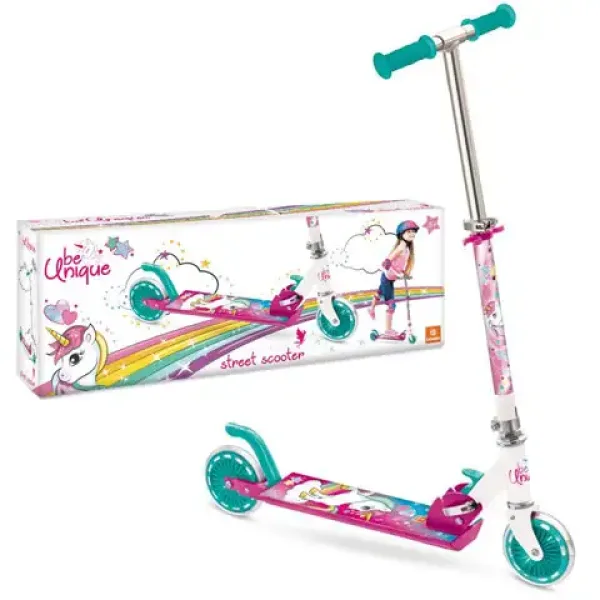 Monopattino pieghevole unicorno - Mondo Toys immagine 1