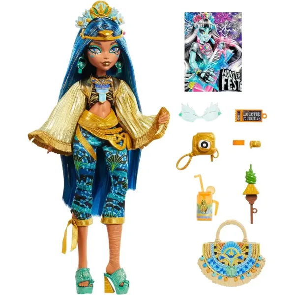 Monster High™: Festa Mostruosa bambola - Cleo - Mattel immagine 2
