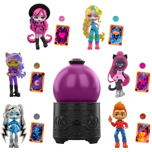Monster High: Bambola sorpresa Rivelazione Mostruosa nella sfera di cristallo 1 pz – Mattel immagine 2